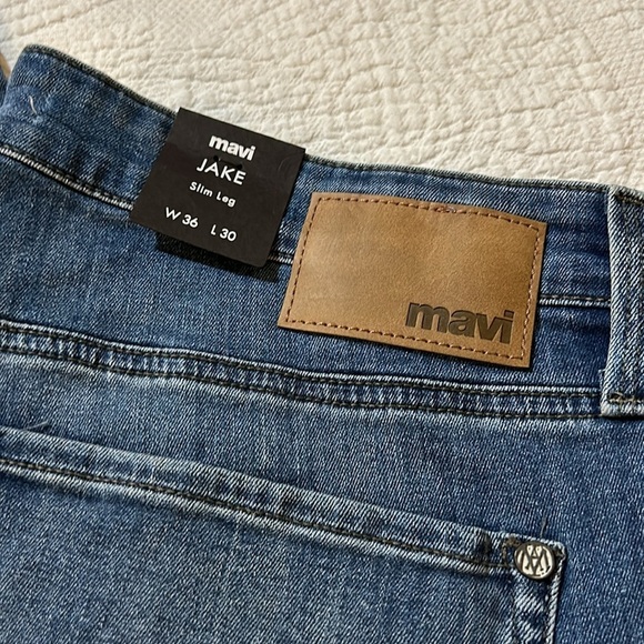 Mavi Jeans. NWT. Missing button. Size 36x30 Jake Slim Leg - Picture 2 of 8